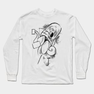 Abstract Designer Sketch - SURREAL Long Sleeve T-Shirt